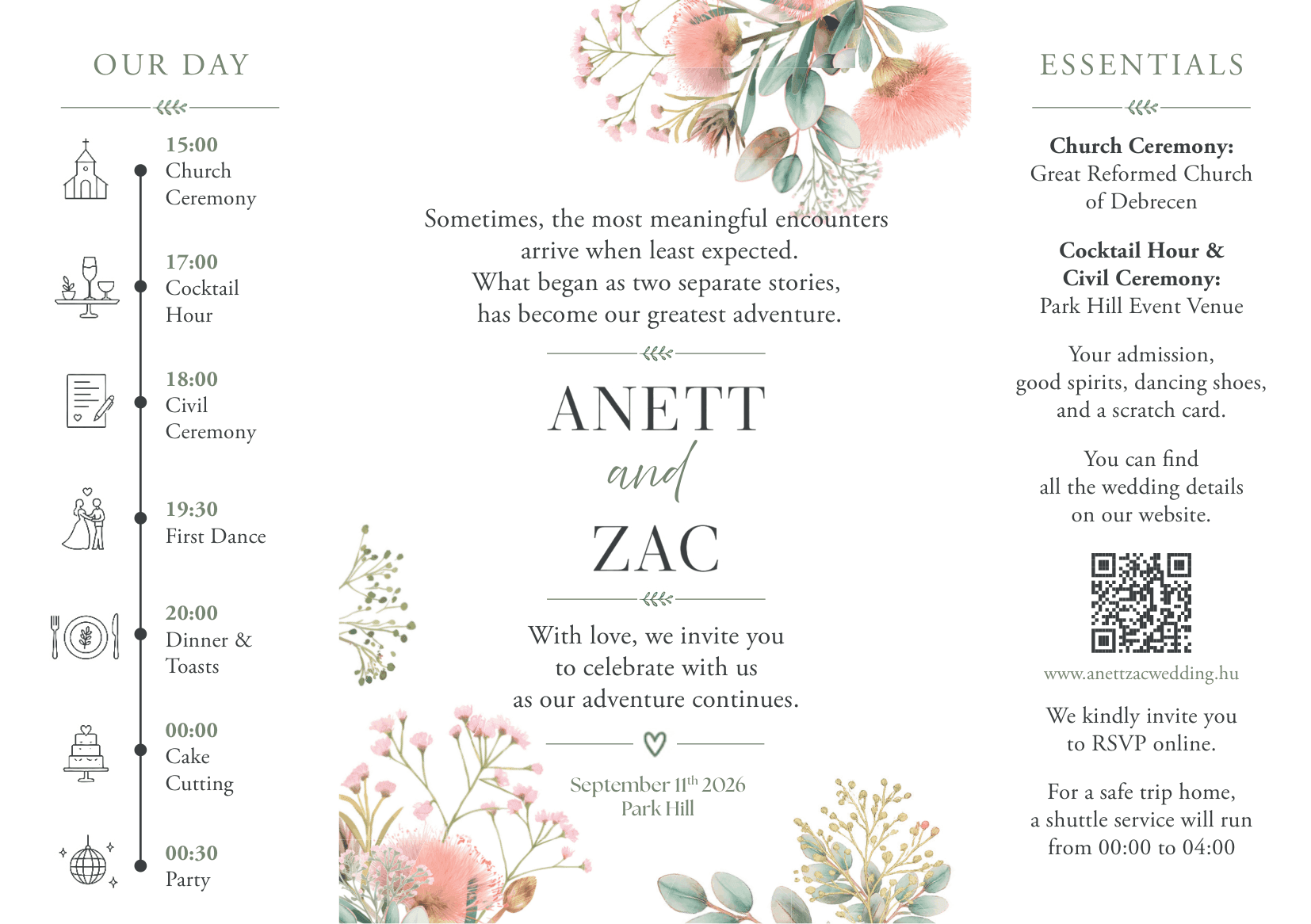Wedding invitation